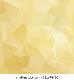 Yellow Polygonal Mosaic Background, Creative Design Templates
