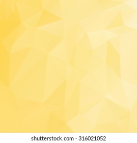 Yellow Polygonal Mosaic Background, Creative Design Templates