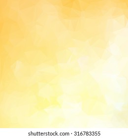 Yellow Polygonal Mosaic Background, Creative Design Templates