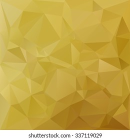 Yellow Polygonal Mosaic Background, Creative Design Templates