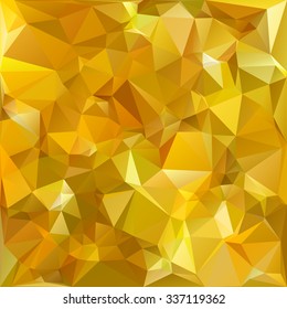 Yellow Polygonal Mosaic Background, Creative Design Templates