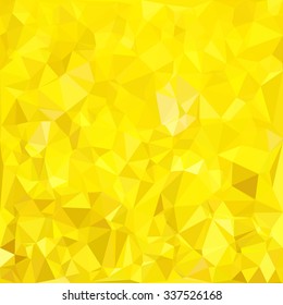 Yellow Polygonal Mosaic Background, Creative Design Templates