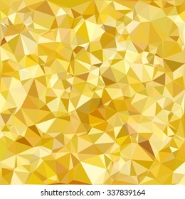 Yellow Polygonal Mosaic Background, Creative Design Templates