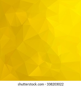 Yellow Polygonal Mosaic Background, Creative Design Templates