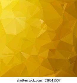 Yellow Polygonal Mosaic Background, Creative Design Templates
