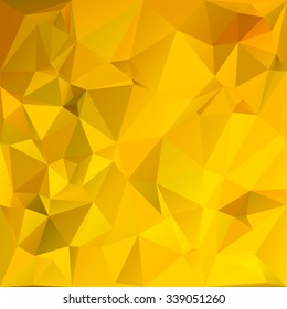 Yellow Polygonal Mosaic Background, Creative Design Templates