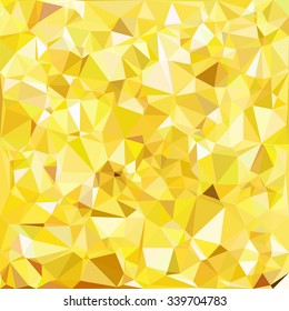 Yellow Polygonal Mosaic Background, Creative Design Templates
