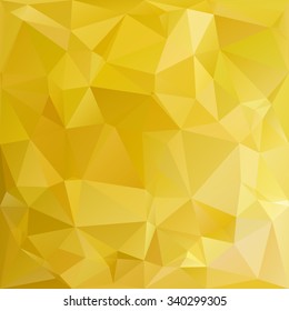 Yellow Polygonal Mosaic Background, Creative Design Templates