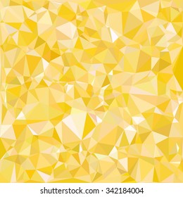 Yellow Polygonal Mosaic Background, Creative Design Templates