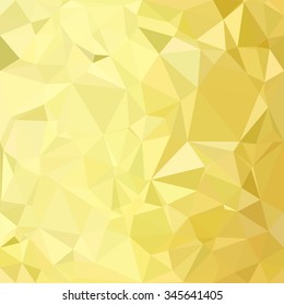 Yellow Polygonal Mosaic Background, Creative Design Templates