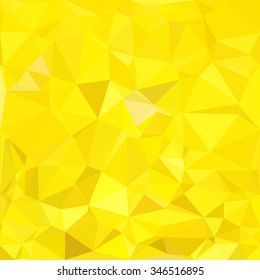 Yellow Polygonal Mosaic Background, Creative Design Templates