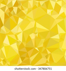 Yellow Polygonal Mosaic Background, Creative Design Templates