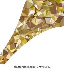 Yellow Polygonal Mosaic Background, Creative Design Templates