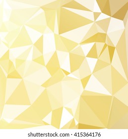Yellow Polygonal Mosaic Background, Creative Design Templates