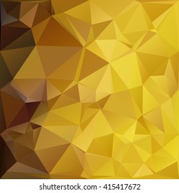 Yellow Polygonal Mosaic Background, Creative Design Templates