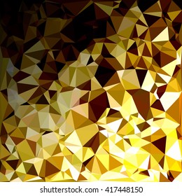 Yellow Polygonal Mosaic Background, Creative Design Templates
