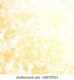 Yellow Polygonal Mosaic Background, Creative Design Templates