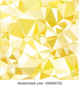 Yellow Polygonal Mosaic Background, Creative Design Templates