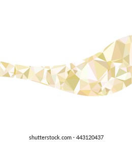 Yellow Polygonal Mosaic Background, Creative Design Templates