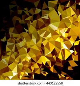 Yellow Polygonal Mosaic Background, Creative Design Templates