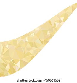 Yellow Polygonal Mosaic Background, Creative Design Templates