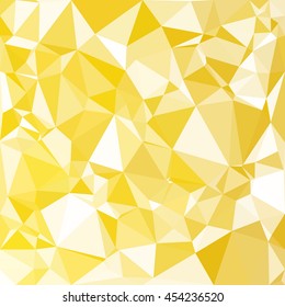 Yellow Polygonal Mosaic Background, Creative Design Templates