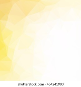 Yellow Polygonal Mosaic Background, Creative Design Templates