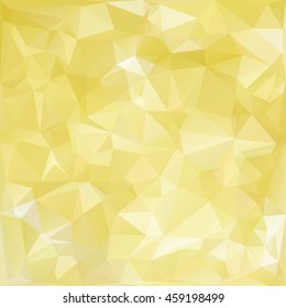 Yellow Polygonal Mosaic Background, Creative Design Templates