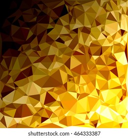 Yellow Polygonal Mosaic Background, Creative Design Templates