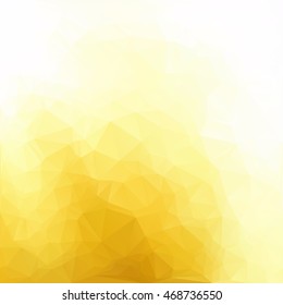 Yellow Polygonal Mosaic Background, Creative Design Templates