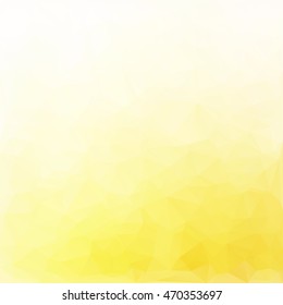 Yellow Polygonal Mosaic Background, Creative Design Templates