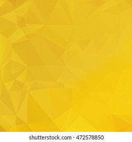 Yellow Polygonal Mosaic Background, Creative Design Templates