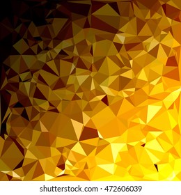 Yellow Polygonal Mosaic Background, Creative Design Templates