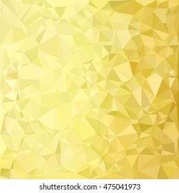 Yellow Polygonal Mosaic Background, Creative Design Templates