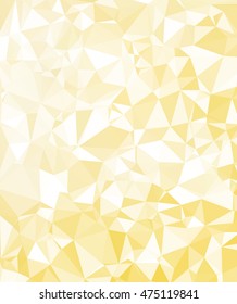 Yellow Polygonal Mosaic Background, Creative Design Templates
