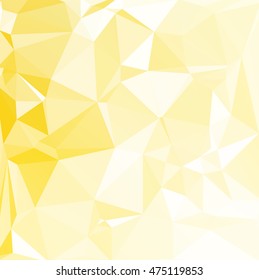 Yellow Polygonal Mosaic Background, Creative Design Templates