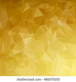 Yellow Polygonal Mosaic Background, Creative Design Templates