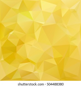 Yellow Polygonal Mosaic Background, Creative Design Templates