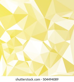 Yellow Polygonal Mosaic Background, Creative Design Templates