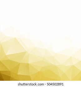 Yellow Polygonal Mosaic Background, Creative Design Templates