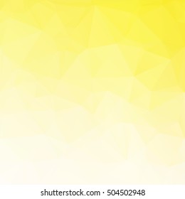 Yellow Polygonal Mosaic Background, Creative Design Templates