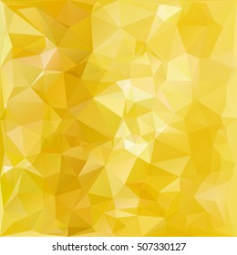 Yellow Polygonal Mosaic Background, Creative Design Templates