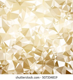 gelber, polygonaler Mosaikhintergrund, kreative Designvorlagen