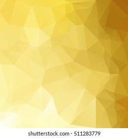 Yellow Polygonal Mosaic Background, Creative Design Templates