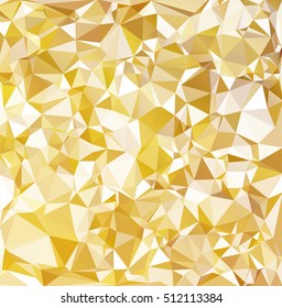 Yellow Polygonal Mosaic Background, Creative Design Templates