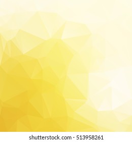 Yellow Polygonal Mosaic Background, Creative Design Templates