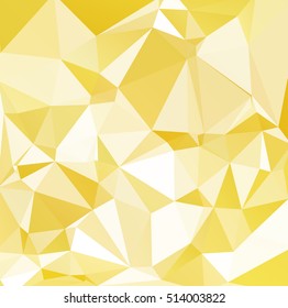 Yellow Polygonal Mosaic Background, Creative Design Templates