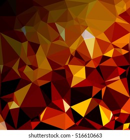 Yellow Polygonal Mosaic Background, Creative Design Templates