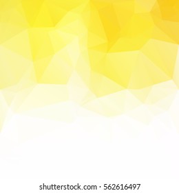 Yellow Polygonal Mosaic Background, Creative Design Templates