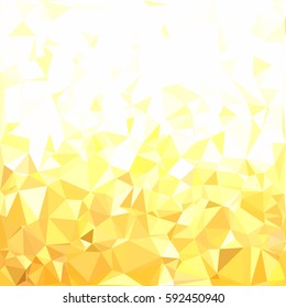 Yellow Polygonal Mosaic Background, Creative Design Templates